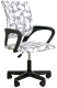 Кресло офисное King Style 695 LT Black / PMK 001.224 (пиастра, крестовина пластик/ткань/Kotofey 01) - 