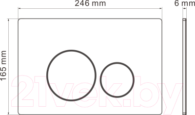 Унитаз подвесной с инсталляцией Roxen StounFix Dual Fresh 625385