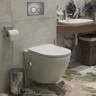 Изображение товара Унитаз подвесной с инсталляцией Roxen StounFix Slim 962282