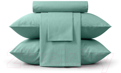 Комплект постельного белья Нордтекс Verossa Евро Melange Emerald VRM 2515 Emerald Д12 23