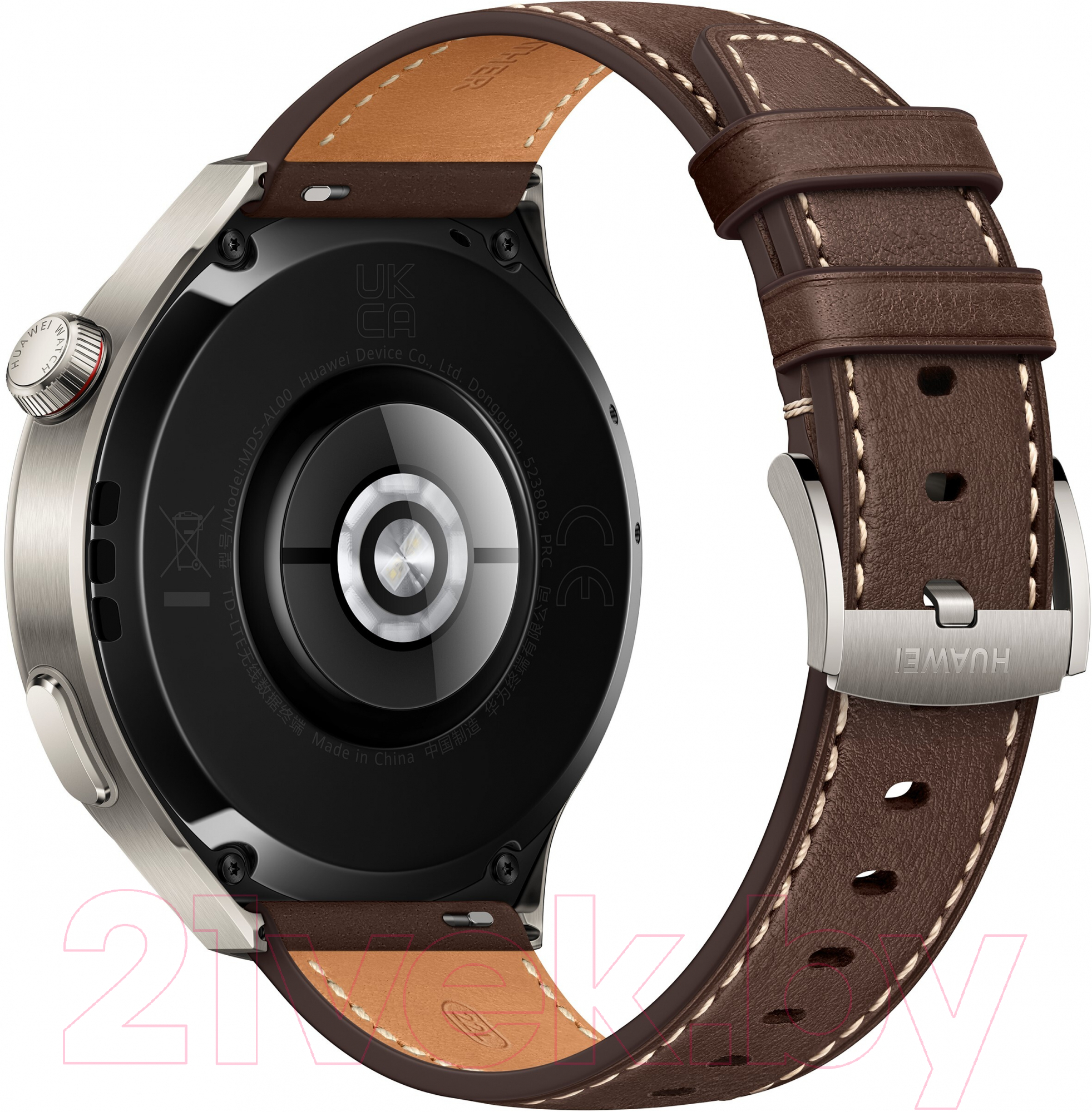Умные часы Huawei 4 Pro Aerospace-Grade Titanium Case Brown Strap / MDS-AL00