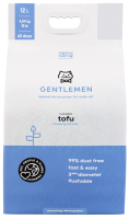 Наполнитель для туалета Organic Team Tofu Gentlemen комкующийся для джентльменов (12л/4.54кг) - 