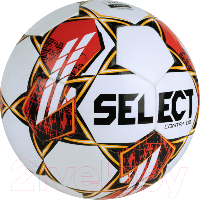 Футбольный мяч Select Contra DB V23 / 0854160300 (размер 4, белый/черный/красный)