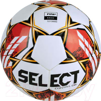 Футбольный мяч Select Contra DB V23 / 0854160300 (размер 4, белый/черный/красный)