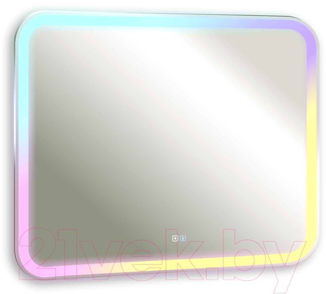 Зеркало Silver Mirrors Stiv Neo RGB 100x80 / LED-00002889