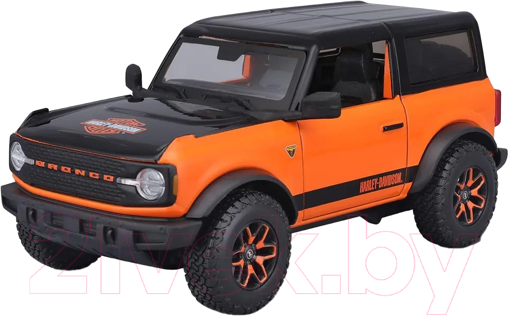 Масштабная модель автомобиля Maisto Harley-Davidson 2021 Ford Bronco Badlands / 32272