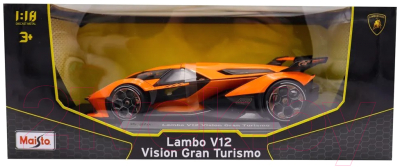 Масштабная модель автомобиля Maisto Lamborghini V12 Vision Gran Turismo / 36454OG (оранжевый)