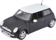 Масштабная модель автомобиля Maisto Mini Cooper / 31219BK (черный/белый) - 