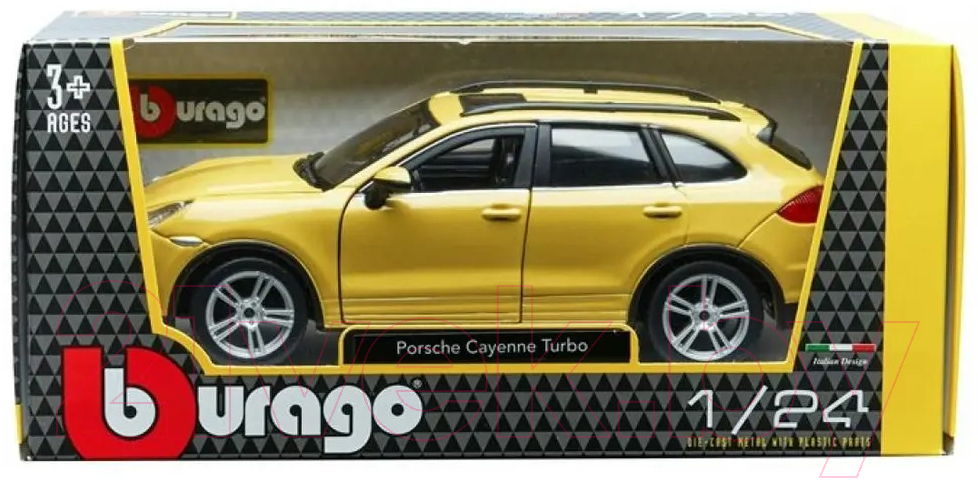 Масштабная модель автомобиля Bburago Porsche Cayenne Turbo / 18-21056YL