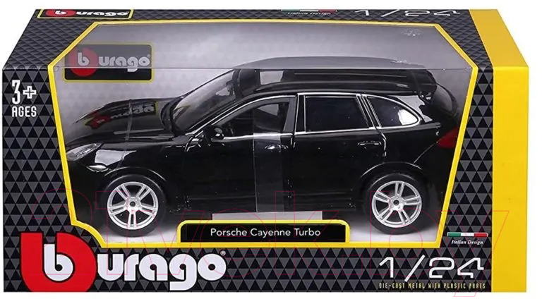 Автомобиль игрушечный Bburago Porsche Cayenne Turbo / 18-21056BK