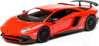 Масштабная модель автомобиля Bburago Lamborghini Aventador LP 750-4 SV / 18-21079 (красный)