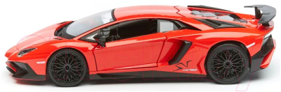 Масштабная модель автомобиля Bburago Lamborghini Aventador LP 750-4 SV / 18-21079 (красный)
