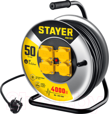 Удлинитель на катушке Stayer Pro 55076-50_z01