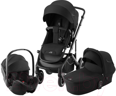 Детская универсальная коляска Britax Romer Smile 5Z 3 в 1 / SB37982 (Space Black)