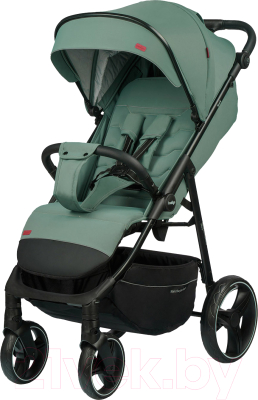 Детская прогулочная коляска INDIGO Spark (зеленый/серый)