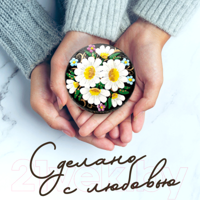 Изображение товара Шкатулка Брестская Фабрика Сувениров С ромашками / SB05