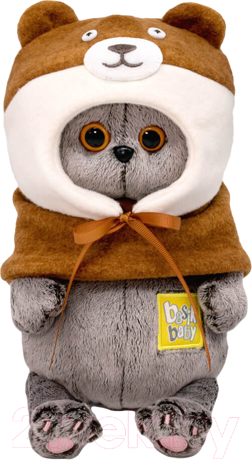 Мягкая игрушка Budi Basa Басик Baby в шапке Медвежонок / BB-125