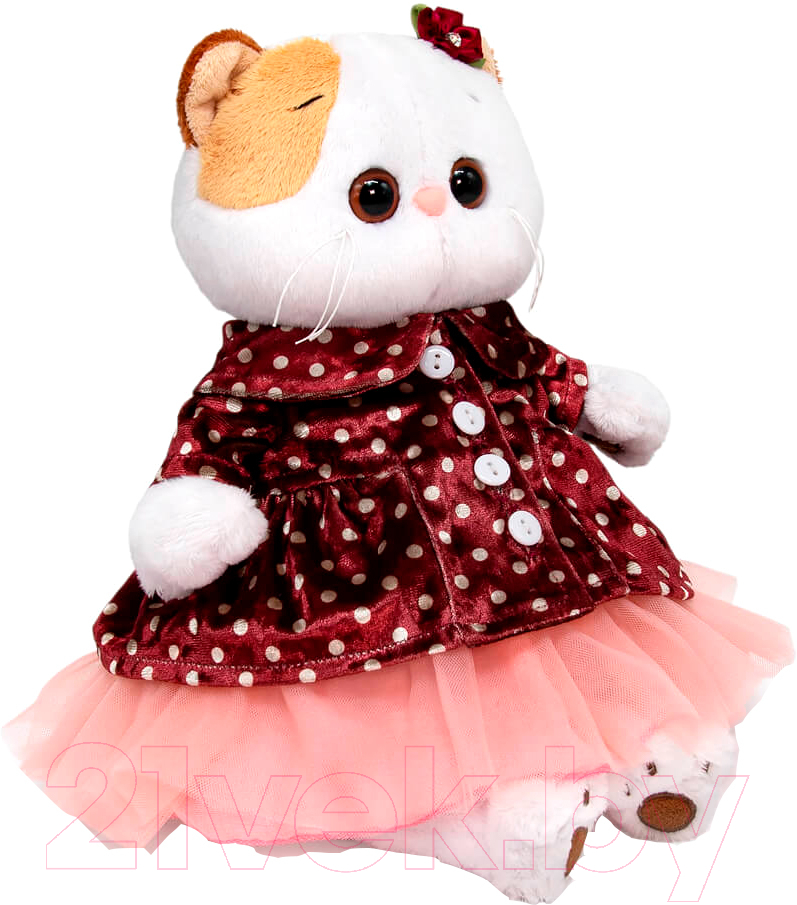 Мягкая игрушка Budi Basa Кошечка Ли-Ли в бархатном жакете и юбочке / LK24-126 — фото 2