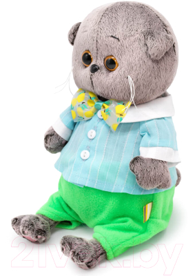 Мягкая игрушка Budi Basa Басик Baby в костюмчике с галстуком-бабочкой / BB-128