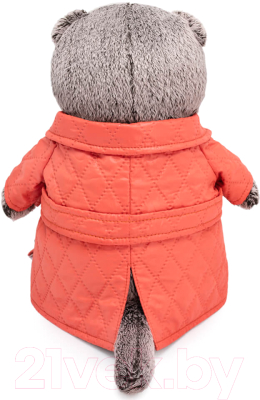 Мягкая игрушка Budi Basa Басик в стеганом пальто / Ks19-243