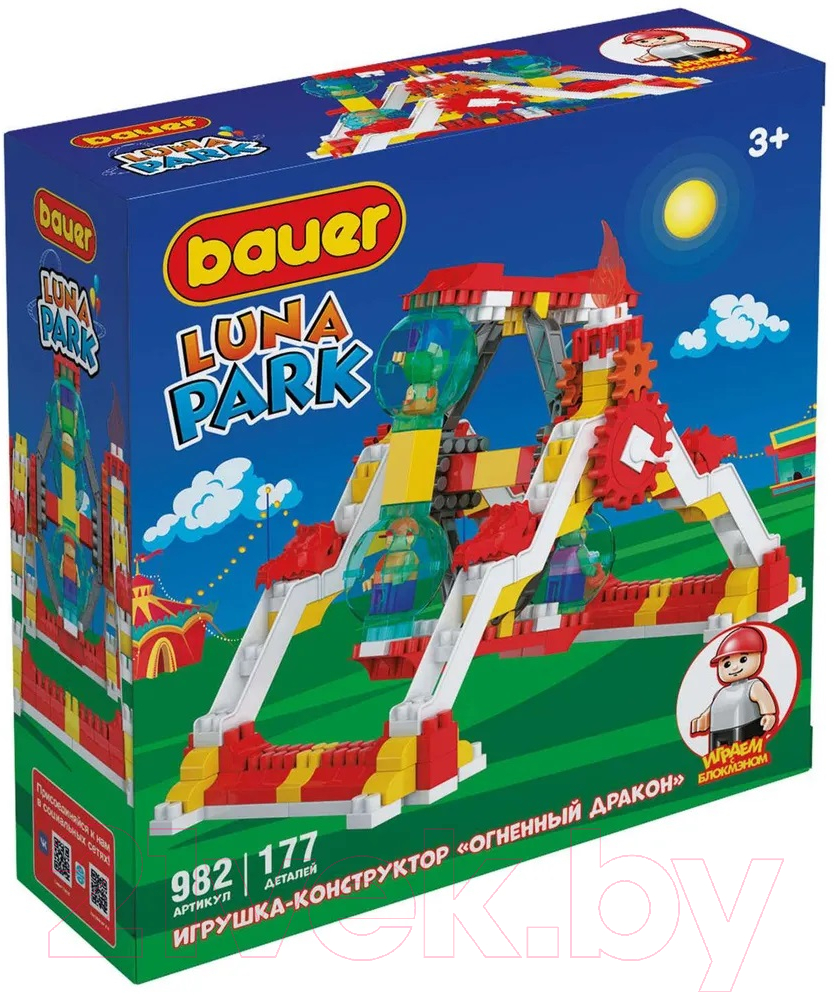 Конструктор Bauer Luna Park Аттракцион Огненный Дракон / 982