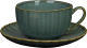 Чашка с блюдцем Corone Calypso 53622 / фк9815 - 