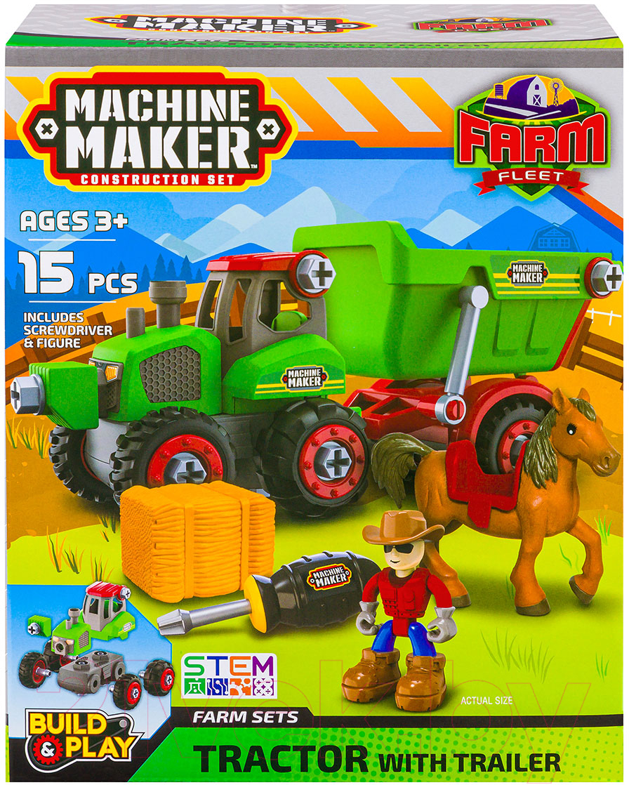 Конструктор Nikko Machine Maker Tractor and Trailer / 40081