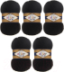 Набор пряжи для вязания Alize Angora Real 40 60% акрил, 40% шерсть / 60 (480м, черный, 5 мотков) - 