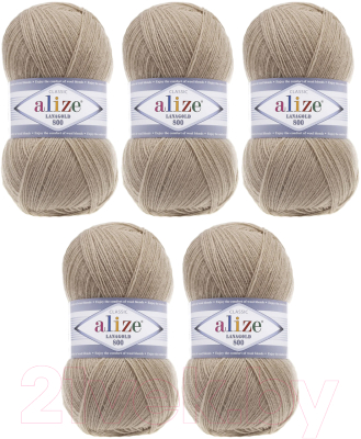 Набор пряжи для вязания Alize Lanagold 800 49% шерсть, 51% акрил / 585 (800м, камень, 5 мотков)
