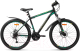 Велосипед AIST Quest Disc 26 2023 (20, черный/зеленый) - 