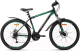 Велосипед AIST Quest Disc 26 2023 (13, черный/зеленый) - 