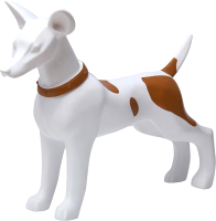 Манекен животного Afellow Собака Вольт / Bolt-C/AF (белый/коричневый) - 