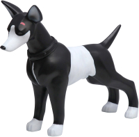 Манекен животного Afellow Собака Вольт / BOLT-F (черный/белый) - 