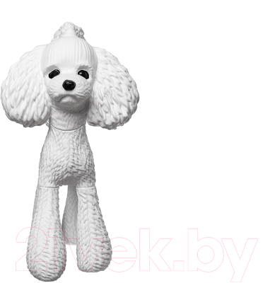 Манекен животного Afellow Собака Пудель / TD-03W (белый)