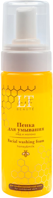 Пенка для умывания La and Te beaute Мед и молоко для комбинированной кожи LT-1268