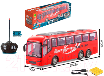 Радиоуправляемая игрушка Ausini Автобус / SH091-347B