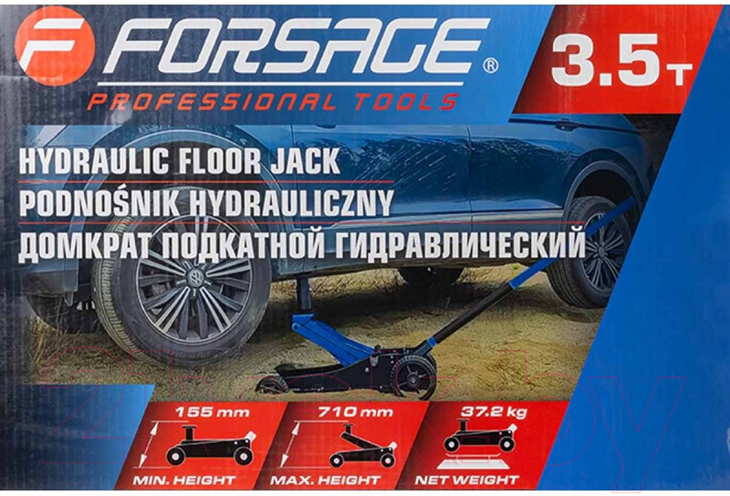 Подкатной домкрат Forsage F-T830018Z MT