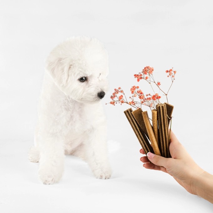 Лакомство для собак Nature's Protection SC White Dogs Clear Vision с лососем / KIKNPSC47201 (110г) — фото 2