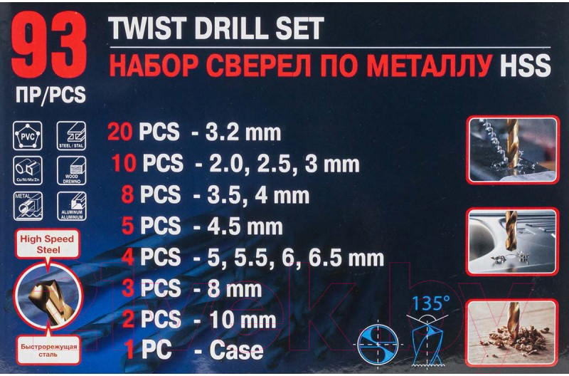 Набор сверл Forsage F-924U93