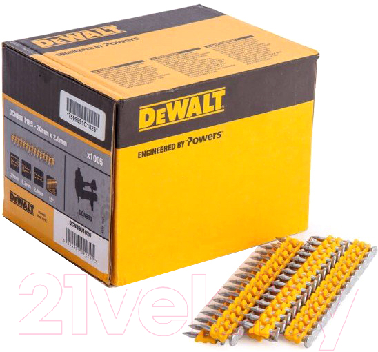 Гвозди для пистолета DeWalt По бетону DCN8901020