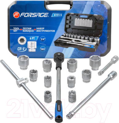 Универсальный набор инструментов Forsage F-6151-5