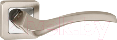 Ручка дверная Punto Vesta QR SN/CP 3 (матовый никель/хром)
