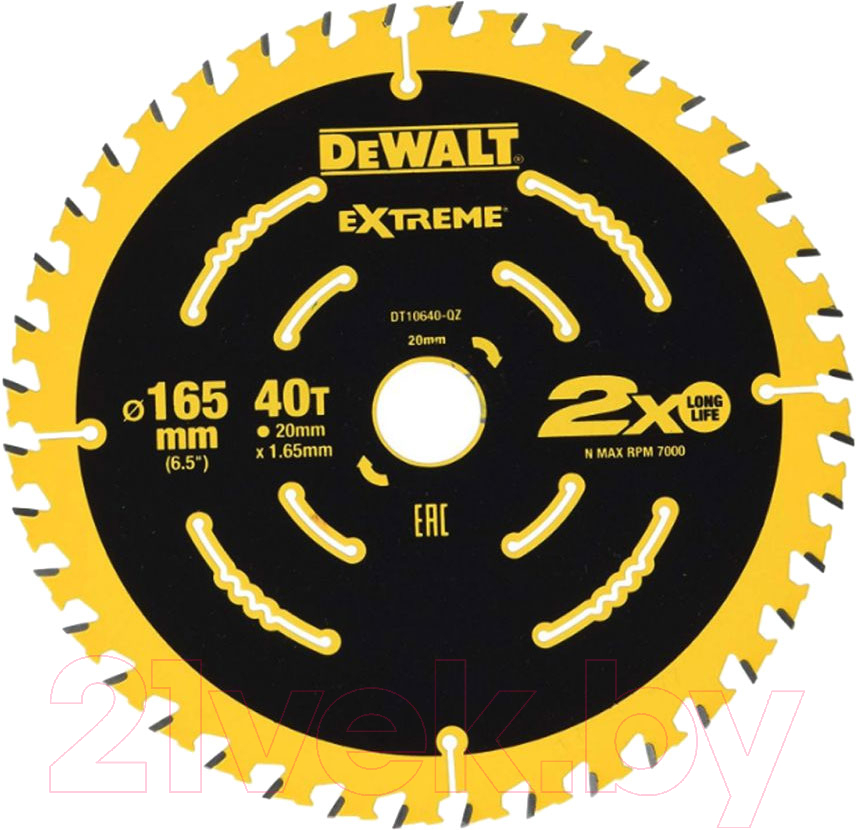 Пильный диск DeWalt Extreme DT10640