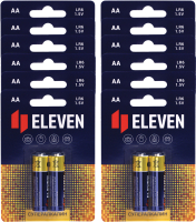 Комплект батареек Eleven Super AA LR6 алкалиновые BC2 (12x2шт) - 