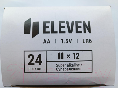 Комплект батареек Eleven Super AA LR6 алкалиновые BC2 (12x2шт)