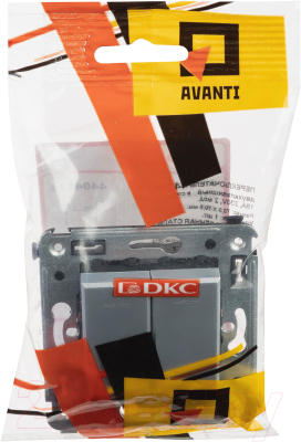 Выключатель DKC Avanti / 4404114 (закаленная сталь)