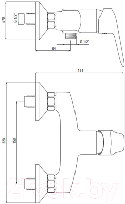 Смеситель Deante Boro BMO 040M