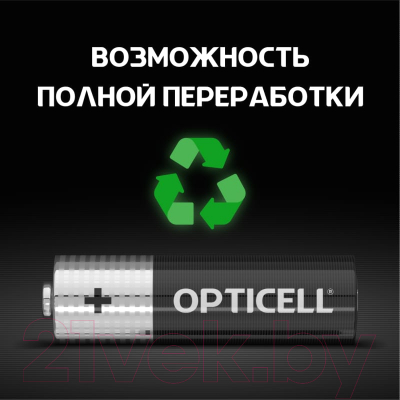 Комплект батареек Opticell Basic AA 5051010 (12шт)