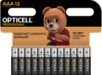Комплект батареек Opticell Professional AAA 5052006 (12шт) - 