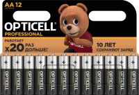 Комплект батареек Opticell Professional AA 5052005 (12шт) - 